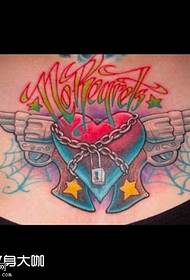 sydänaseen tatuointikuvio