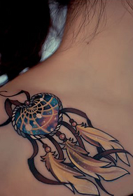 girls look good dream catcher Tattoo