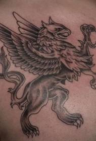 Modelul de tatuaj al animalului cu pieptul bărbierilor Griffin