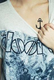 modello di tatuaggio ancora bellezza Daquan