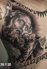 tattoo pectore flumen forma Dei