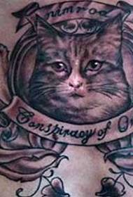 Patrún tattoo sciathán cat sciathán