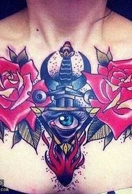 nepe nan pwatrin leve modèl tatoo