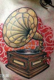 Візерунок короля музики татуювання