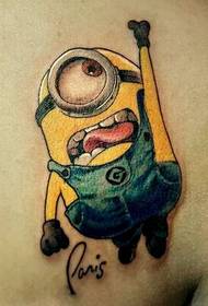 simpatico tatuaggio omino giallo