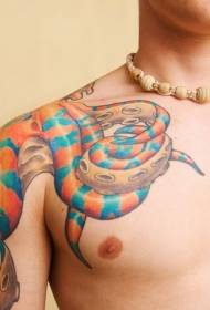 Kayan Hanya mai launi na Octopus Tattoo