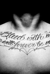 Modello di tatuaggio floreale personalizzato sul petto
