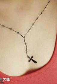 pattern ng tattoo ng chain ng dibdib