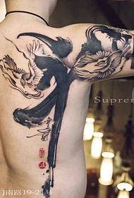 hrudník inkoust holub tetování vzor