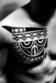 Këscht polynesesch Totem Tattoo Muster