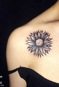 Broscht Sonneblummen Tattoo Muster