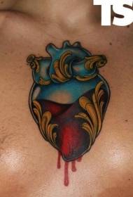 ngực sáng mẫu hình trái tim tuyệt đẹp