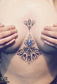 realistysk uterlik sieraden tattoo patroan