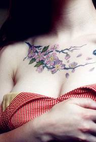 mace kirji flower tattoo tsuntsu hoto