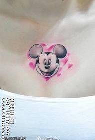 bonic patró de tatuatge de Meng Mickey