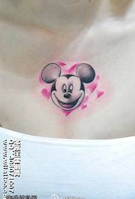 simpatico disegno del tatuaggio Meng Topolino