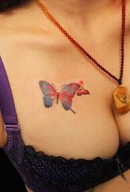 bell i atractiu peus sexy seductors foto de tatuatges de papallones de colorit