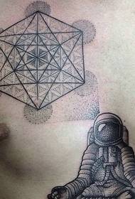 Tatuaggio totem da uomo dal carattere classico