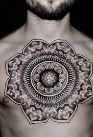 tattoo nzuri sana ya jiometri ya kiroho
