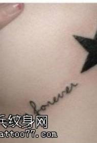 tendance dominatrice tatouage étoile