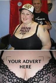 obcy duże piersi piękna klatka piersiowa pozycja reklamowa angielski obraz tatuażu