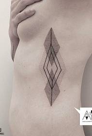 modello di tatuaggio tatuaggio petto da mangiare grafico