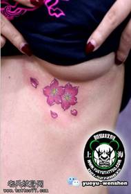 hauv siab sexy cherry tattoo qauv