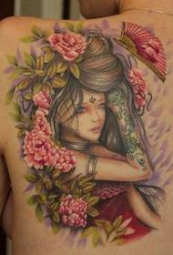 Iliustracijos grožio tatuiruotė yra vienintelis pasirinkimas gražių vyrų