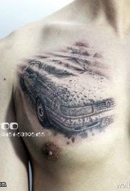 padrão de tatuagem de carro bonito