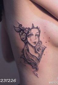 modèle de tatouage de la déesse Temptation