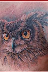 გირჩევთ გულმკერდის ფერი owl tattoo ნიმუში სურათს