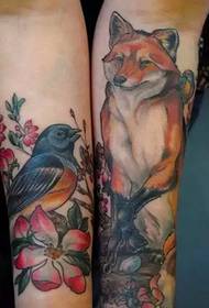Tatuaggio volpe impertinente
