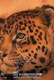 domineering leopard head tattoo pattern  55601 - roaring domineering wolf head tattoo