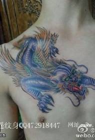 Klasik modèl tatoo dominan inik