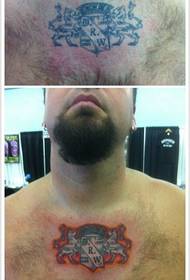 Modello di tatuaggio del logo della bestia santa