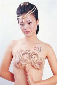 секси девојки гради прекрасна убава убавина слика за тетоважа