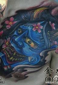 Shoulder Blue Japanese Japanese Style Sakura Tattoo Pattern