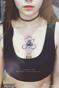 ljepota tetovaža cvjetni uzorak tetovaža