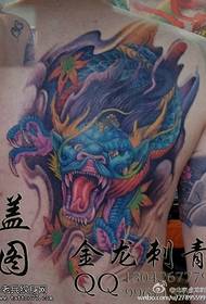 Brust Super Taifun blau günstigen Drachen Tattoo-Muster