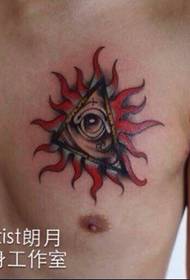 Tatuaggio dell'occhio di personalità alternativa