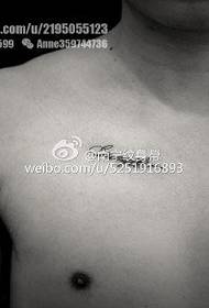 mala prsa Svježi lik tetovaža uzoraka