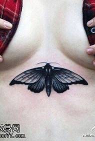 Umdwebo we-tattoo we-Butterfly tattoo