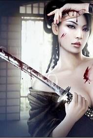 sexy beauty chest super beautiful tattoo picture