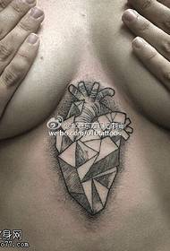 uzorak tetovaže prsnog organa
