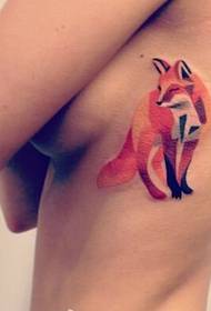 pom sab zoo nkauj ntawm cov duab zoo nkauj fox tattoo daim duab