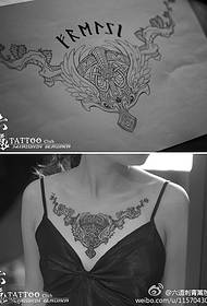 stor slangehjelm World Peace Twig Tattoo Pattern