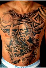 Hrudník pekné smrti tetovanie