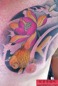 слатка шкриња узорак тетоваже златне рибице
