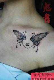 pit de noia bellament popular model de tatuatge de fades