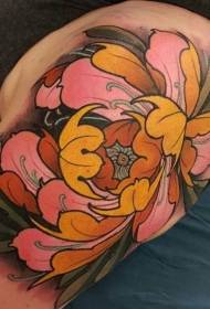 раме нови школски стил боја велика цвјетна тетоважа